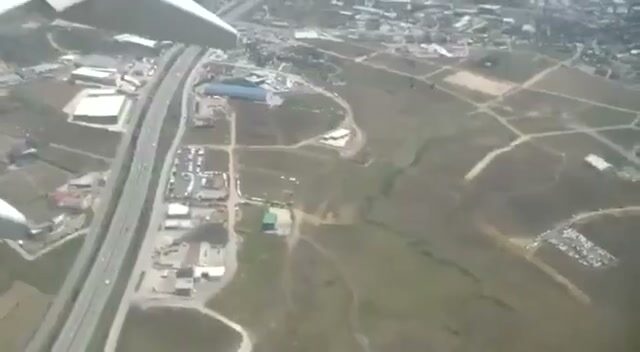 Aerial view of the hometown
