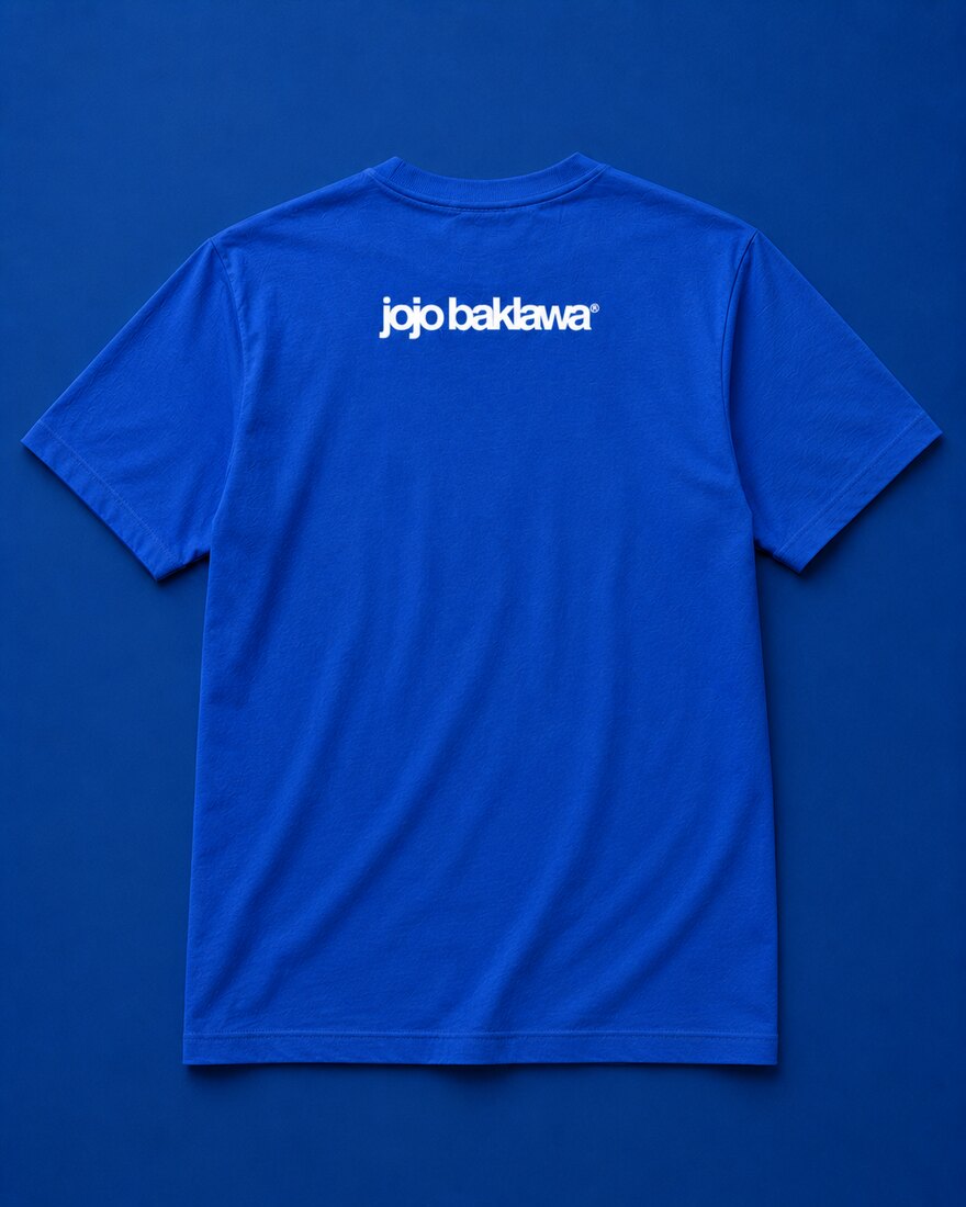 BLUE TEE back